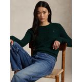 POLO RALPH LAUREN - Gebreide Trui - Groen - Ronde Hals - Wol en Kasjmier
