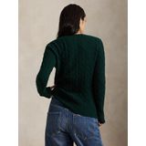 POLO RALPH LAUREN - Gebreide Trui - Groen - Ronde Hals - Wol en Kasjmier