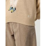 Polo Ralph Lauren - Gebreide Trui - Bruin - Ronde Hals - Lange Mouw