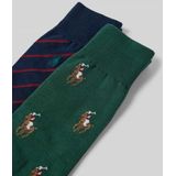 Ralph Lauren - Huissokken - Groen - Set van 2
