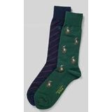 Ralph Lauren - Huissokken - Groen - Set van 2
