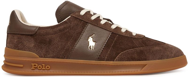 POLO Ralph Lauren - Heritage Aera PP - Sneakers - Donkerbruin