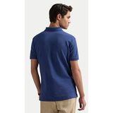 Poloshirt - Effen - Katoen - Kwartmouw - Slanke Pasvorm