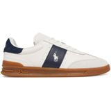 POLO Ralph Lauren - Heritage Aera PP - Leren Sneakers - Wit/Donk blauw