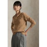 Polo Ralph Lauren - Trui - Beige Gemêleerd - Gebreide Truien