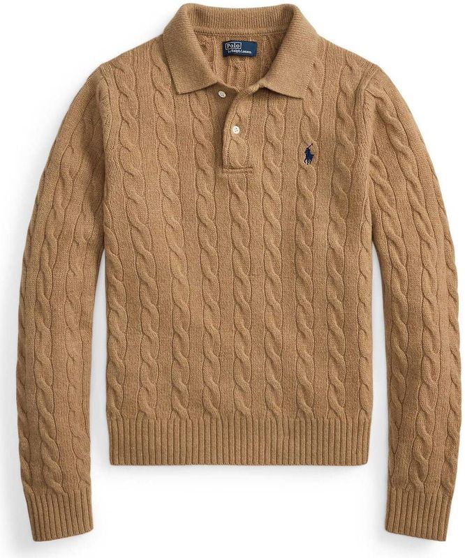 Polo Ralph Lauren - Trui - Beige Gemêleerd - Gebreide Truien