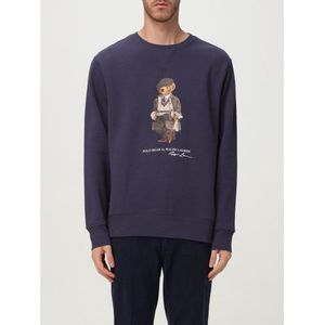 Polo Ralph Lauren - Fleece Sweater - Marineblauw - Katoen - Beer Polo
