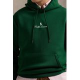 POLO RALPH LAUREN - Hoodie - Groen - Dubbelgebreide Stof