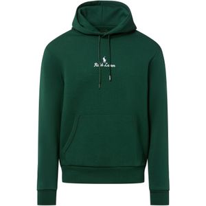 POLO RALPH LAUREN - Hoodie - Groen - Dubbelgebreide Stof