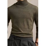 POLO Ralph Lauren - Wollen Coltrui - Olijfgroen