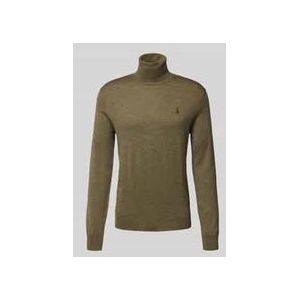 POLO Ralph Lauren - Wollen Coltrui - Olijfgroen