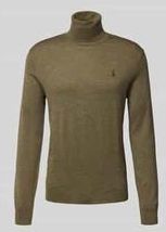 POLO Ralph Lauren - Wollen Coltrui - Olijfgroen
