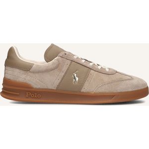 Ralph Lauren - HRT Aera Pp-Sneakers-Low TOP Lace - Bruin - Leer - Heren