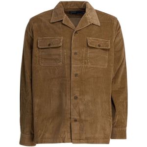 POLO Ralph Lauren - Overshirt - Lichtbruin - Regular Fit - Katoen - Lange Mouwen