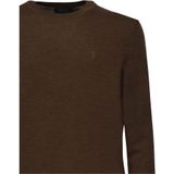 Polo Ralph Lauren - Bruine Wol Crew Neck Sweater - Heren - Gebreide Trui