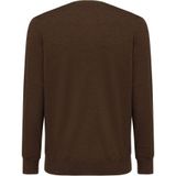 Polo Ralph Lauren - Bruine Wol Crew Neck Sweater - Heren - Gebreide Trui