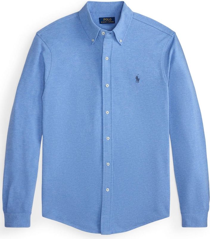 Polo Ralph Lauren - Overhemd - Blauw Gemêleerd