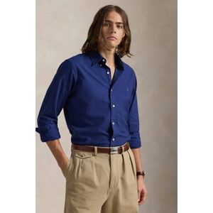POLO Ralph Lauren - Overhemd - Donkerblauw - Regular Fit - 100% Katoen