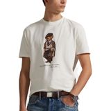 Polo Ralph Lauren - 710P00085001 - Gebreid T-shirt - Wit - Katoen - Korte Mouwen