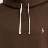 Polo Ralph Lauren - Sweatshirt - Donkerbruin - Capuchon met Trekkoord
