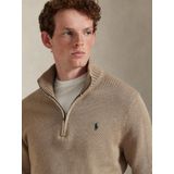POLO Ralph Lauren - Gebreide Trui - Beige - Lange Mouw - 100% Katoen