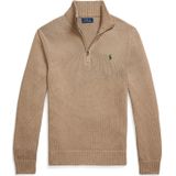 POLO Ralph Lauren - Gebreide Trui - Beige - Lange Mouw - 100% Katoen
