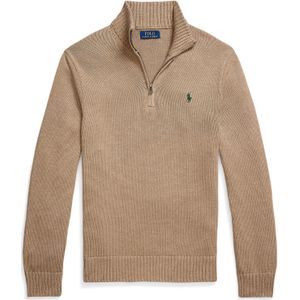 POLO Ralph Lauren - Gebreide Trui - Beige - Lange Mouw - 100% Katoen