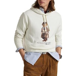 Polo Ralph Lauren - Polo Bear Fleece Sweatshirt - Gebroken Wit - Katoen