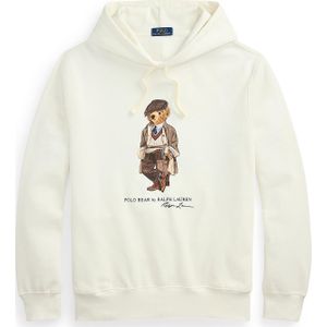 Polo Ralph Lauren - Polo Bear Fleece Sweatshirt - Gebroken Wit - Katoen