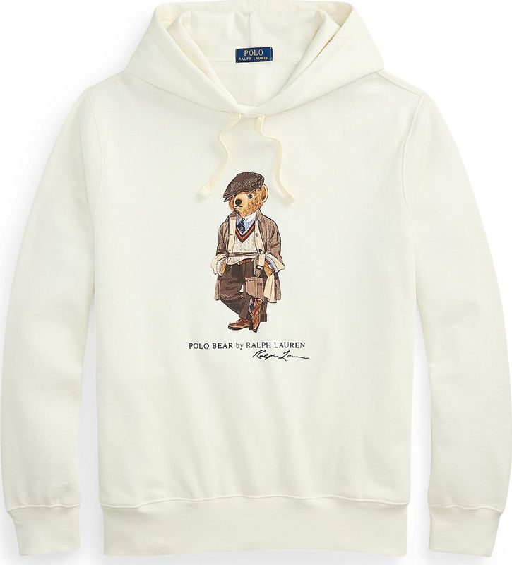 Polo Ralph Lauren - Polo Bear Fleece Sweatshirt - Gebroken Wit - Katoen