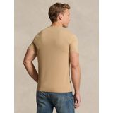 Polo Ralph Lauren - Poloshirt - Sand - Slanke Pasvorm - Kwartmouw