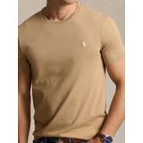 Polo Ralph Lauren - Poloshirt - Sand - Slanke Pasvorm - Kwartmouw