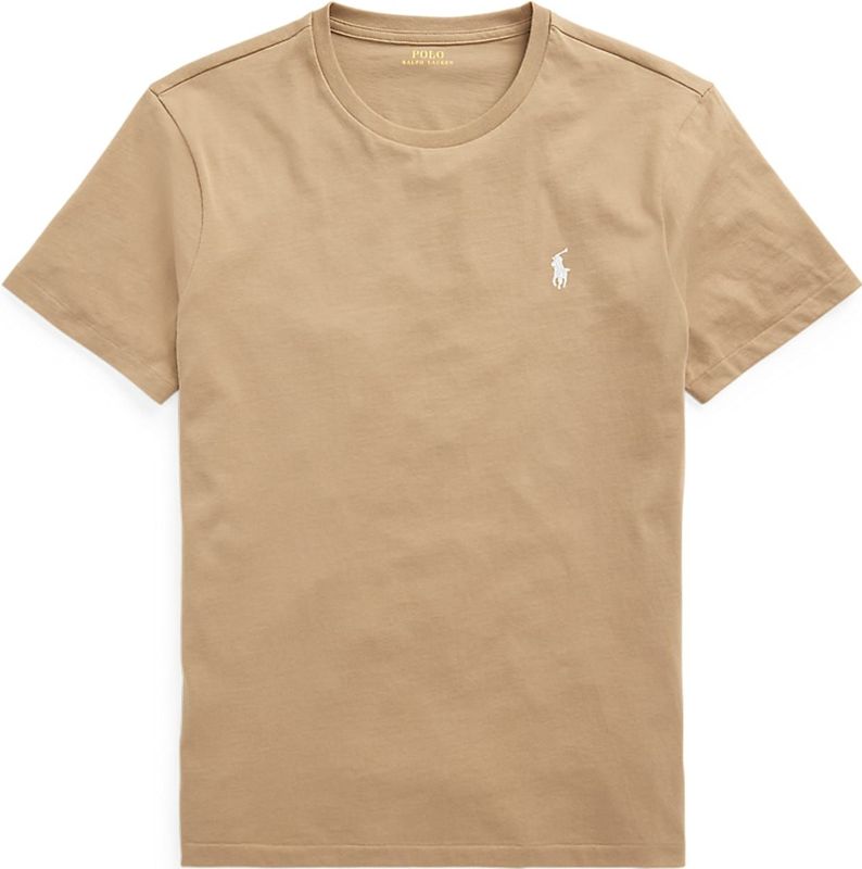 Polo Ralph Lauren - Poloshirt - Sand - Slanke Pasvorm - Kwartmouw