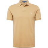 Ralph Lauren - Classic Fit Poloshirt - Beige - Katoen - Korte Mouwen