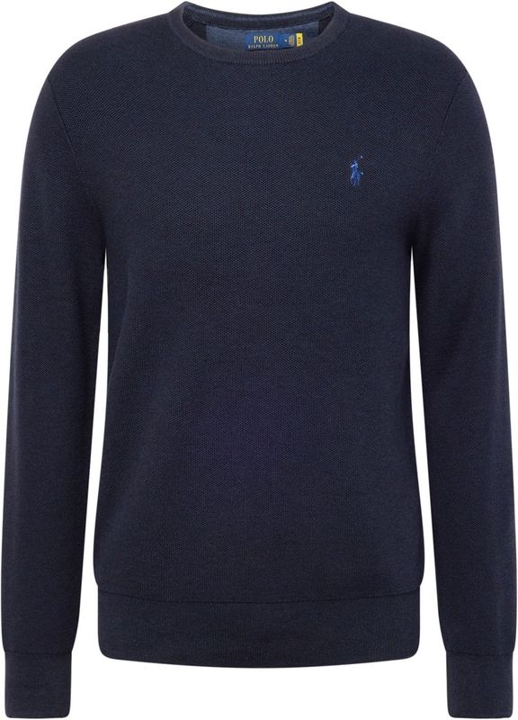 Polo Ralph Lauren - Trui - Donkerblauw - 100% Katoen - V-hals