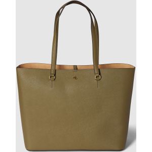 Tote bag met labeldetail, model 'KARLY'