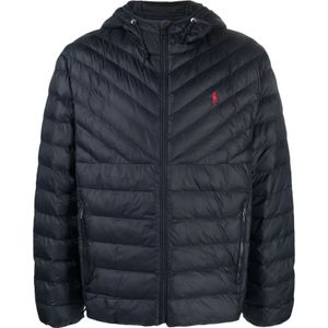 Polo Ralph Lauren - Terra Chvron - Jas - Blauw - 100% Nylon - Geïsoleerd