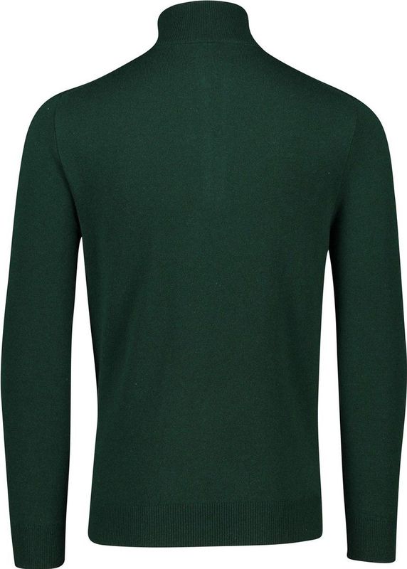 Polo Ralph Lauren - Trui - Groen - Wol - Halve Rits - Pony Player Borduursel