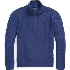 Polo Ralph Lauren - Trui - Navy - Halve Rits - Lange Mouw