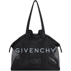 Givenchy, Zwarte Stijlvolle en Functionele Tote Tas voor Mannen Zwart, Heren, Maat:ONE Size