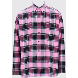 Givenchy - Roze Katoenen Overhemd - Knoopsluiting - Heren