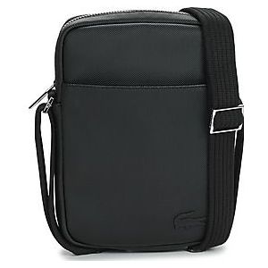 Tas in doorgestikte stof Mens Classic LACOSTE. Polyurethaan materiaal. Maten één maat. Zwart kleur