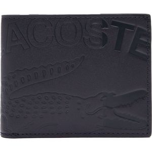 Lacoste - Crocodile print small billfold portemonnee - RFID - heren - abimes (let op! zonder kleingeldvak)