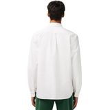 Lacoste Overhemd wit, Effen