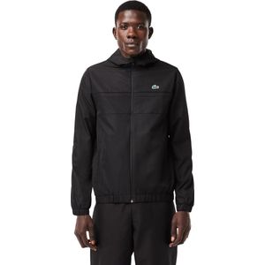 Lacoste Diamond Weave Hooded Herren Trainingsoberteile - Schwarz - Größe: XS - Foot Locker