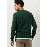 Lacoste - Monochrome Katoenen Crewneck Sweater - Sinople Groen