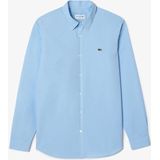 Lacoste - Slim Fit Overhemd - Blauw - Katoen