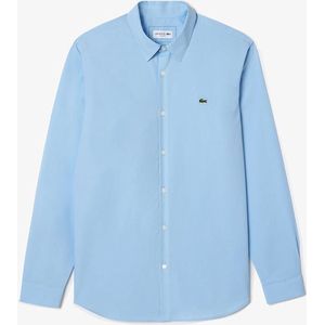 Lacoste - Slim Fit Overhemd - Blauw - Katoen
