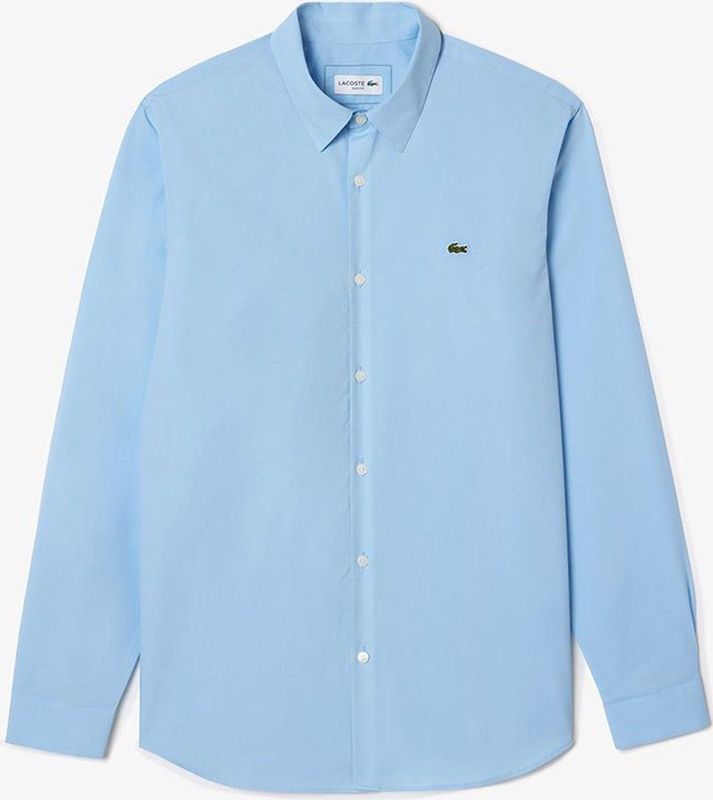 Lacoste - Slim Fit Overhemd - Blauw - Katoen