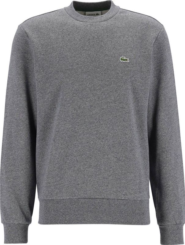 Lacoste heren sweatshirt - zwart met wit melange - Eclipse Jaspe